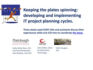 Keeping the Plates Spinning: Insights from SUNY CIOs on IT Project Planning Cycles