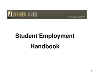 Student Employment Handbook: Navigating Timesheets and Payroll Process