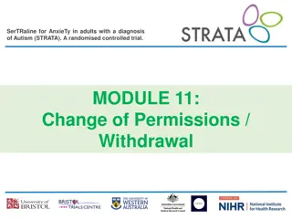 Managing Participant Withdrawal in Autism Study: Key Procedures