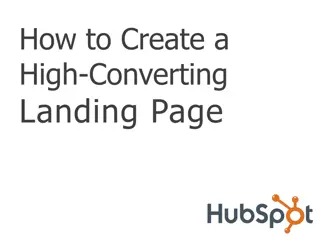 Tips for Crafting High-Converting Landing Pages