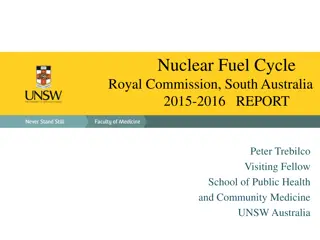 Nuclear Fuel Cycle Royal Commission Report 2015-2016 Summary