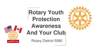 Rotary District 5580 Youth Protection Policies and Training