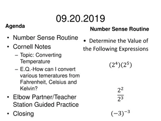 Understanding Temperature Conversions and Scales