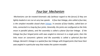 Four-Bar Mechanisms in Mechanical Engineering