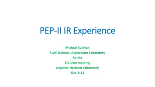 A Closer Look at PEP-II IR Experience and Beam Parameters