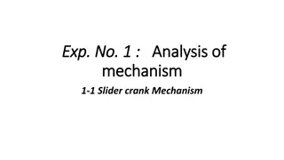 Analysis of Slider-Crank Mechanism and Experimental Data