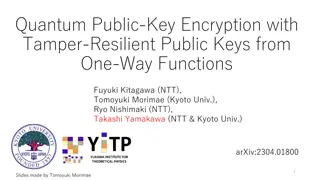 Quantum Public-Key Encryption with Tamper-Resilient Public Keys