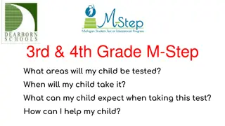 The 3rd and 4th Grade M-Step Assessment for Parents