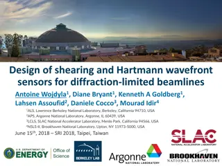 Shearing and Hartmann Wavefront Sensors for Diffraction-Limited Beamlines