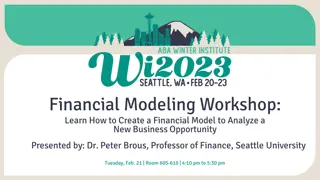 Financial Modeling Workshop: Analyzing New Business Opportunities