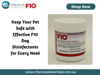 Keep Your Pet Safe with Effective F10 Dog Disinfectants for Every Need