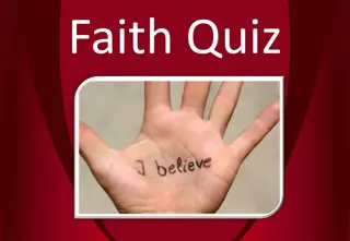 Faith Quiz Insights: Old & New Testament Perspectives