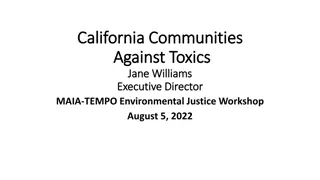 California Communities Against Toxics: Advocating for Environmental Justice and Pollution Prevention