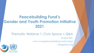 Promoting Women and Youth Participation in Local Peacebuilding - GYPI 2021