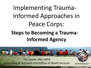 Steps to Implement Trauma-Informed Approaches in Peace Corps