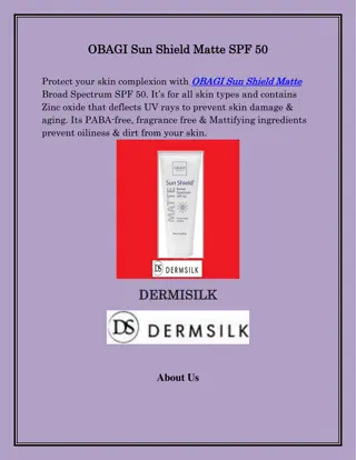 Buy OBAGI Sun Shield Matte,dermsilk.com