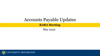 Policy Updates for Accounts Payable and Nonresident Aliens - May 2022