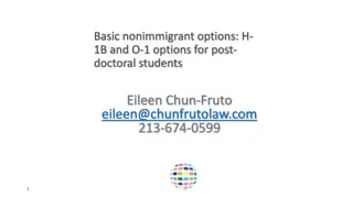 Understanding H-1B and O-1 Options for Post-Doctoral Students