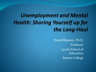 Workshop on Managing Unemployment Challenges and Mental Health