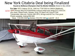 New York Citabria Deal Comparison: Making an Informed Aircraft Purchase Decision