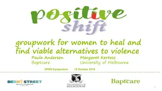 Groupwork for Women: Healing and Alternatives to Violence