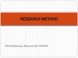 Research Methods and Methodology in Academic Projects