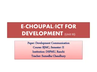 Empowering Indian Farmers Through E-Choupal and ICT for Development