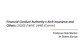 Analysis of FCA v. Arch Insurance Case: COVID-19 Impact on Insurance Policies