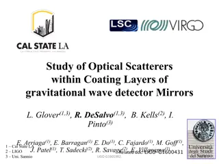 Study of Optical Scatterers Within Coating Layers of Gravitational Wave Detector Mirrors