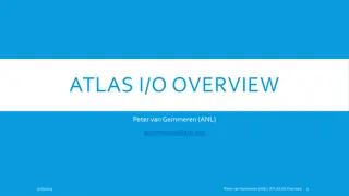 Overview of ATLAS I/O Framework and Data Persistence