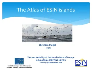 The Atlas of ESIN Islands and the Sustainability of Small European Islands