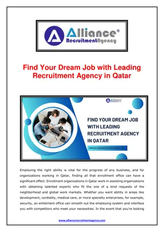 Find Your Dream Job with Leading Recruitment Agency in Qatar