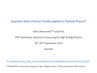 Exploring State-Channel Duality in Quantum Physics for High-Energy Colliders