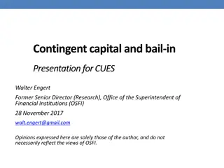 Contingent Capital and Bail-In for Financial Stability