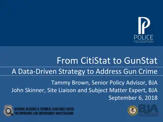 Data-Driven Strategy to Address Gun Crime: From CitiStat to GunStat