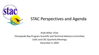 Chesapeake Bay STAC Overview and Key Contributions