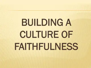 Cultivating a Culture of Faithfulness Through Generosity and Giving