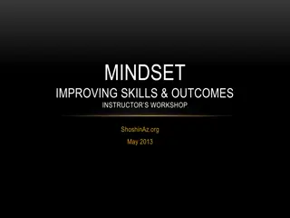 Exploring Mindset Shifts for Improved Learning Outcomes