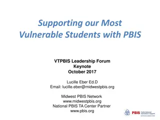 Supporting Vulnerable Students with PBIS: Key Strategies