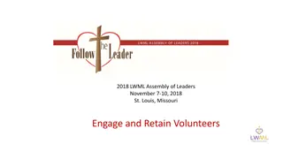 Volunteer Engagement Strategies and Resources for LWML Assembly of Leaders