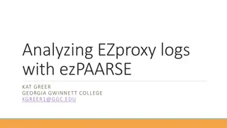 Analyzing EZproxy Logs with ezPAARSE