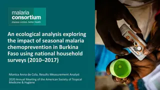 Impact of Seasonal Malaria Chemoprevention in Burkina Faso