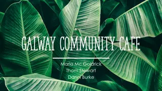 Galway Community Cafe - Peer-Led Mental Health Support Project