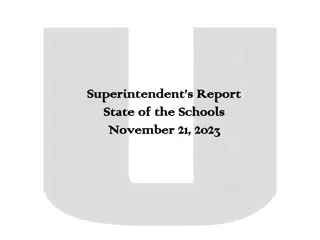 Township of Union Public Schools Report on Impact Employee Recognition and High School Honors Performance Series