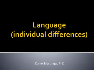 Language Development in Infants: Insights from Dr. Daniel Messinger, PhD