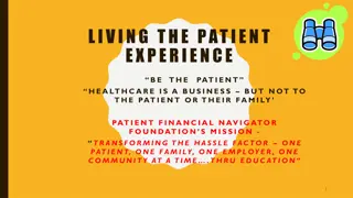 Patient Financial Navigator Foundation: Transforming Healthcare Experience