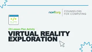 Virtual Reality Exploration Activity for Middle and High School Students