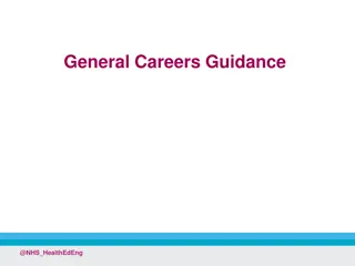 NHS Health Education England - Career Guidance and Planning