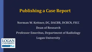 Guide to Publishing a Case Report in Healthcare