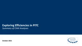 Efficiencies in PITC: CHAI's Analysis and Strategies